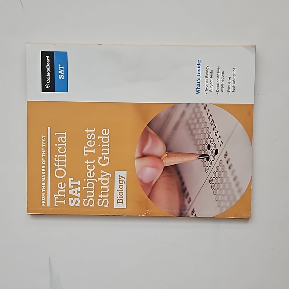 The official SAT subject test study guide biology